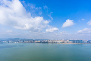 Obraz premium panoramic city skyline