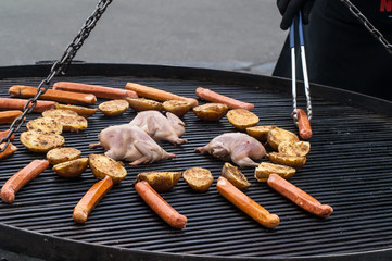 meat grill fried