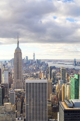 Fototapeta na wymiar New York - Skyline from the Top of the Rock