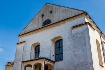 Fototapeta na wymiar La synagogue d'Isaac dans le quartier Juif de Cracovie