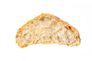 Croissant, bread texture