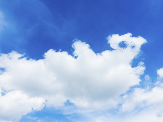 Scenic view with blue sky and cloud