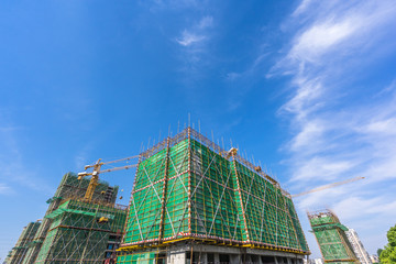crane in construction site