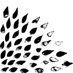 Ink brush background. Vector illustration. Grunge hand drawn watercolor texture.