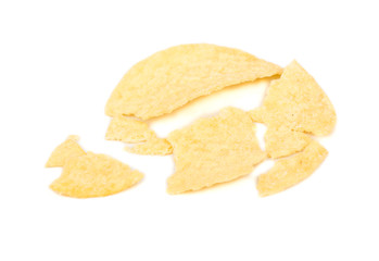 Broken potato chip