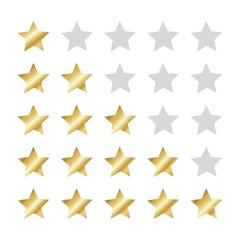 Five star rating vector set