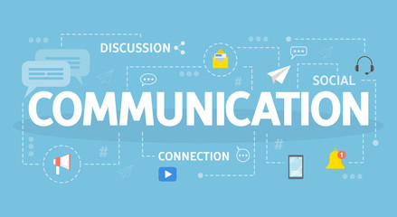 Communication concept illustration.