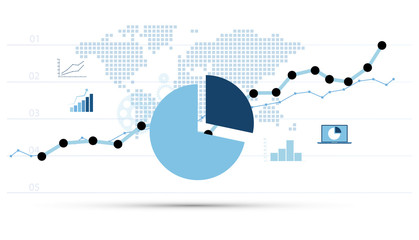 grafico economia, istogrammi, statistiche