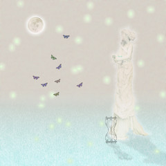 Marble statue in moonlight © rolffimages