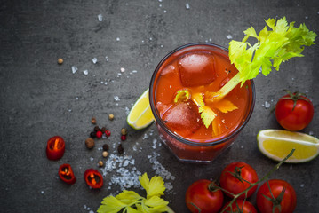 Bloody Mary  coktail. 