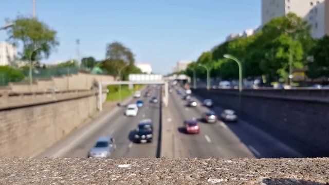 Hyperlapse du p&eacute;riph&eacute;rique parisien