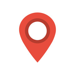 map pointer, pin, map icon - arrow pin, compass location sign