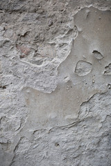 A ruined wall with copy space
