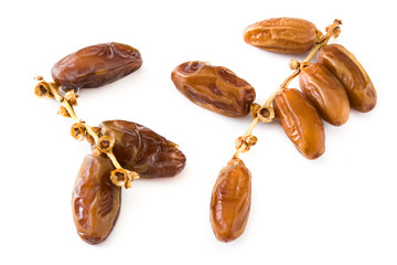 Dates isolated on white background