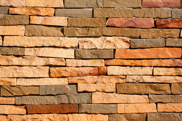 Close up of a brick-wall, texture background.