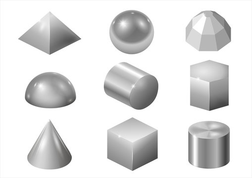 Silver metal forms