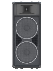 large black speaker texture 3d rendering