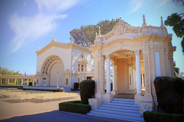 San Diego, California, USA - February 5, 2018: Spreckels Organ Pavilion, is a structure in Balboa...