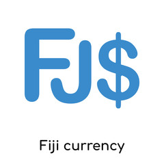 Obraz premium Fiji currency icon isolated on white background