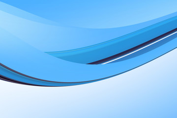 Swoosh Desktop Hintergrund blau
