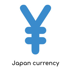 Obraz premium Japan currency icon isolated on white background