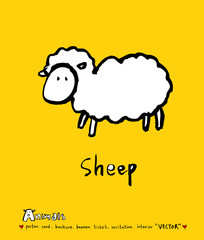 동물 일러스트 / 손으로 그린 동물 그림