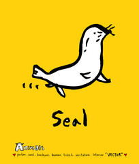 동물 일러스트 / 손으로 그린 동물 그림