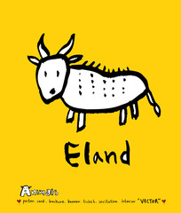 동물 일러스트 / 손으로 그린 동물 그림