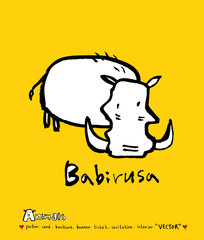 동물 일러스트 / 손으로 그린 동물 그림