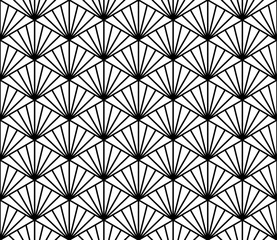 Fototapeta na wymiar Seamless geometric pattern in style Kumiko