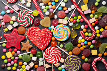 Fototapeta na wymiar Colorful sweets