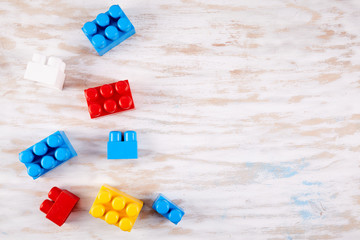 Background with toys