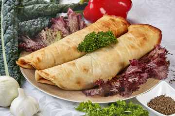 Turkish pizza. Roulette