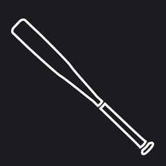 Vector illustration baseball bats icon
