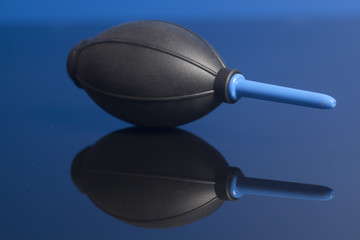 Black rubber air blower pump dust cleaner