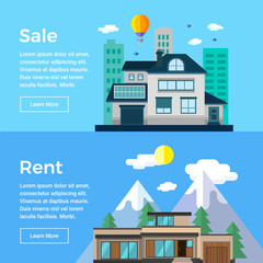 Sale and Rent houses.