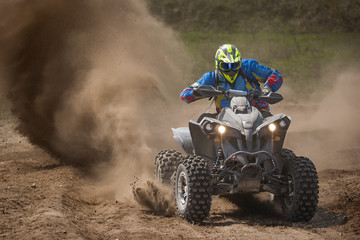 ATV Rider in the action