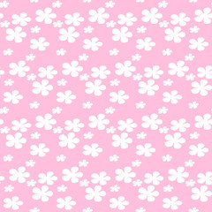 Colorful seamless pattern with flowers. Vector background.Can be used for wallpaper,fabric, web page background, surface textures.