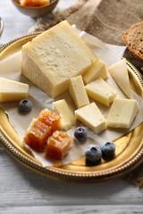 Craft cheese and organic honey