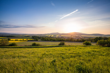 Naklejka premium Sleza mountain is top destination Wroclaw tourists