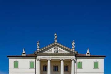 Obraz premium Detail of the Villa Cordellina Lombardi in Montecchio Maggiore, Veneto
