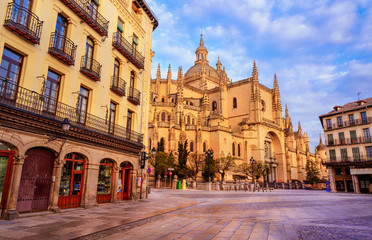 Obraz premium The Cathedral of Segovia