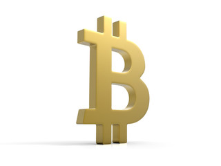 Cryptocurrency Bitcoin Blockchain Technology 3D Render