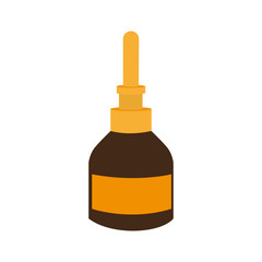 Medicine bottle isolated vector illustration graphic design