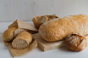 Different types of bread