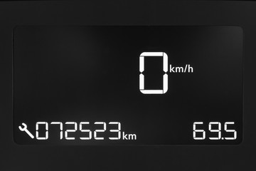 Service Warning Turned On In Digital Dashboard