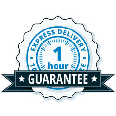 1 Hour Express Delivery illustration