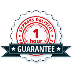 1 Hour Express Delivery illustration