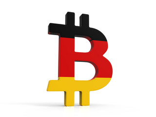 Cryptocurrency Bitcoin Blockchain Technology 3D Render