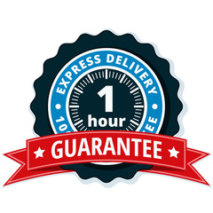 1 Hour Express Delivery illustration